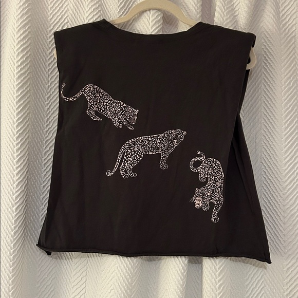 Project Social T Black T-Shirt With Cheetahs - Picture 4 of 4